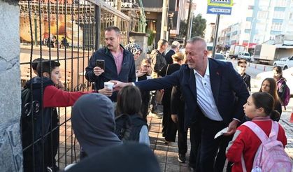 Karacabey'de öğrencilere bedava çorba