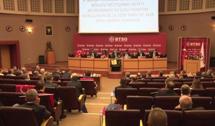 BTSO Meclisi'nde 'şeffaflık' tartışması