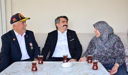 Başkan Yılmaz'dan vefa ziyareti