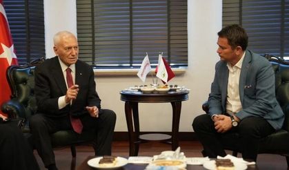 Başkan Aydın ve Mehmet Haberal'dan tarih buluşması