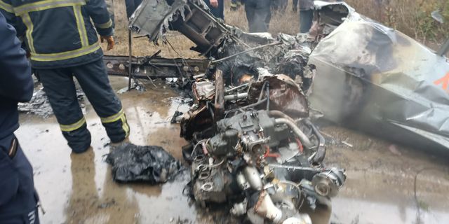 Bursa'da tek motorlu eğitim uçağı düştü: 2 ölü