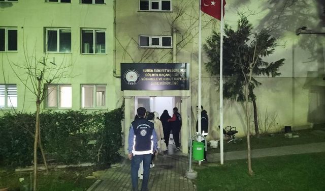 Bursa'da 8 yabancı uyruklu yakalandı!