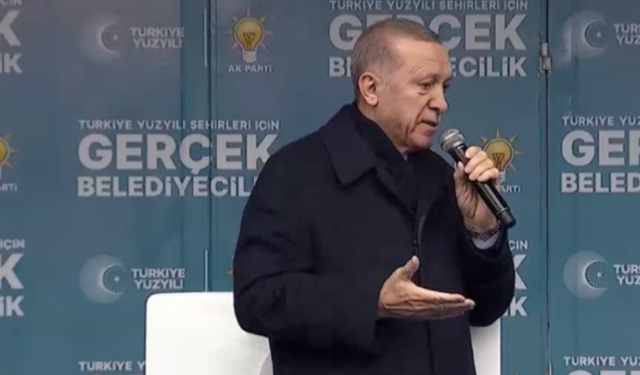 Erdoğan: 31 Mart'ta milletin tokadını yemekten kurutulamayacaklar