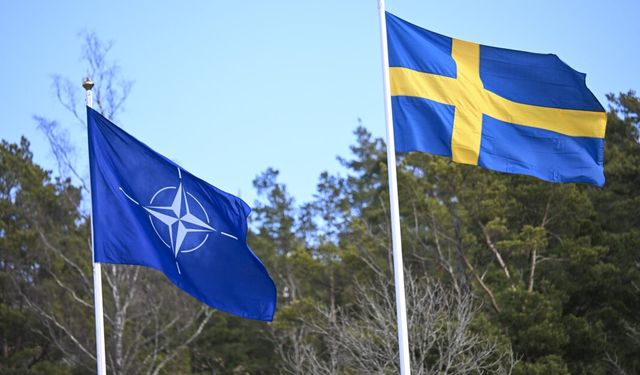 İsveç bayrağı, NATO karargahında