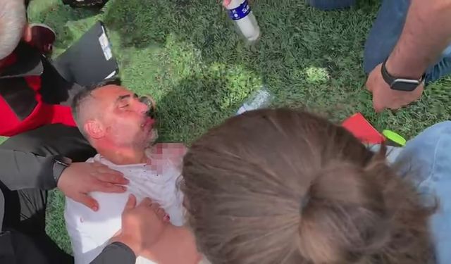 Bursa’da amatör maçta kavga! Dili boğazına kaçtı