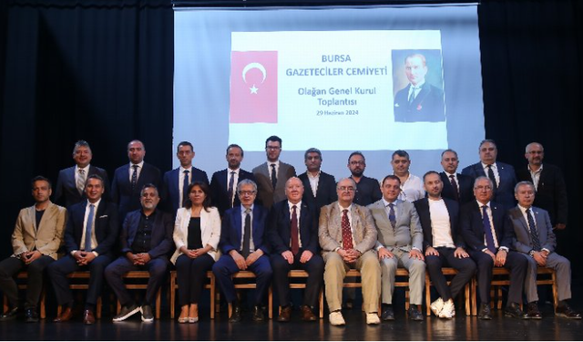 Bursa Gazeteciler Cemiyeti'nde Nuri Kolaylı yeniden başkan!