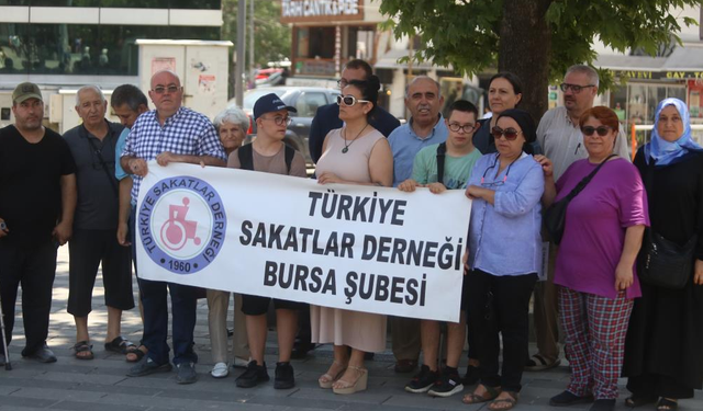 Bursa Sakatlar Derneği'nden ÖTV tepkisi