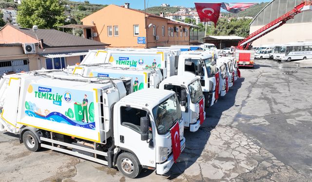 Mudanya’da temizlik filosu yeni araçlarla güçlendi