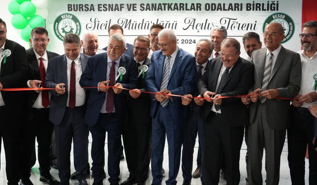 Yenilenen BESOB Sicil Müdürlüğü hizmete açıldı