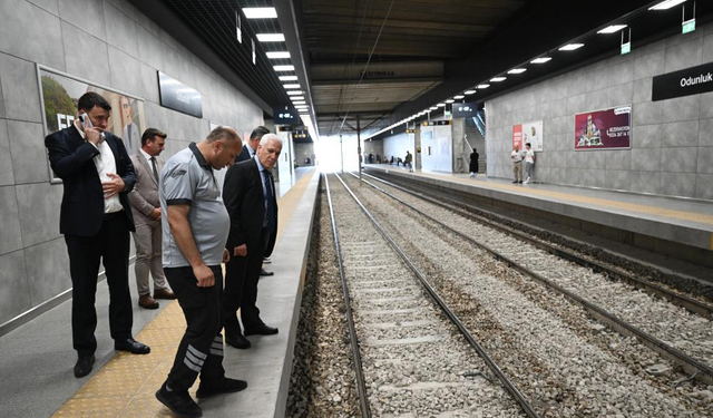 Bozbey, Odunluk İstasyonu'nu inceledi