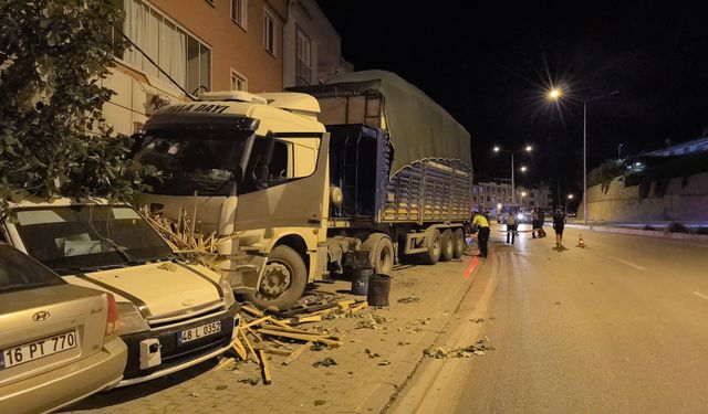 Bursa’da freni boşalan tır dehşet saçtı