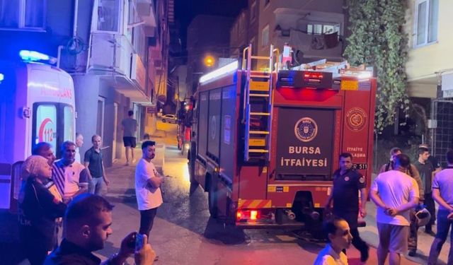 Bursa’da benzin bidonu bomba gibi patladı