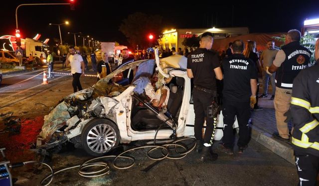 Nevşehir'de feci kaza: 2 ölü, 3 ağır yaralı