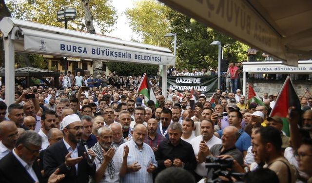 Bursa'da 'Haniye' için basın açıklaması yapıldı