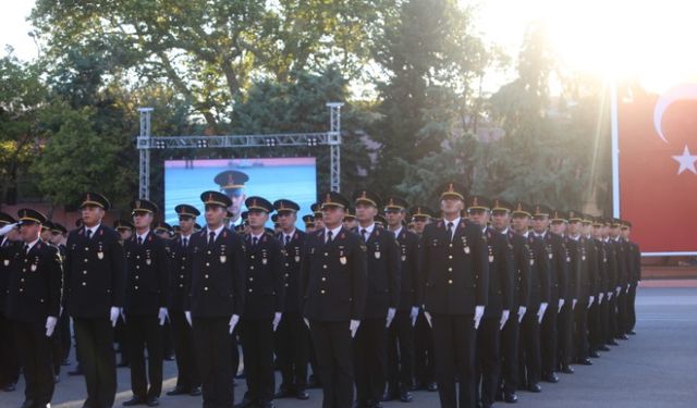 Işıklar Jandarma Meslek Yüksekokulu'nda mezuniyet töreni