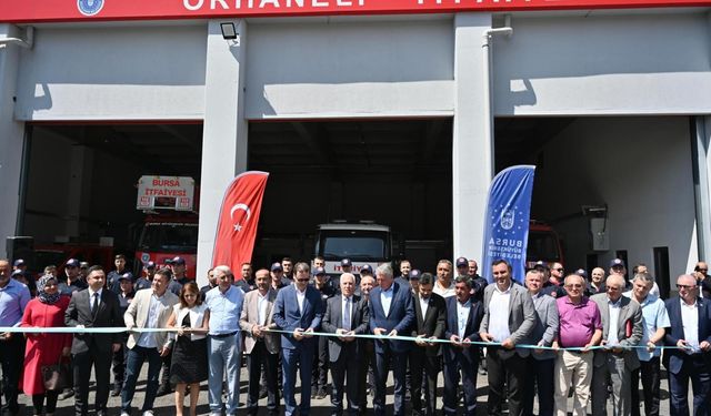 Bursa'nın yeni 'itfaiye istasyonu' açıldı!