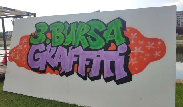 Türkiye’nin en büyük graffiti şenliği Bursa’da başladı