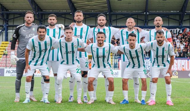 Bursaspor’un ilk 11’i belli oldu