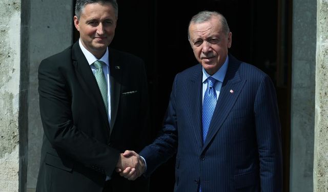 Erdoğan, Denis Becirovic ile bir araya geldi