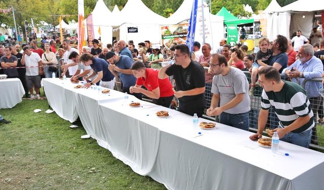 Gastronomi Festivali… En çok yiyen kazanıyor