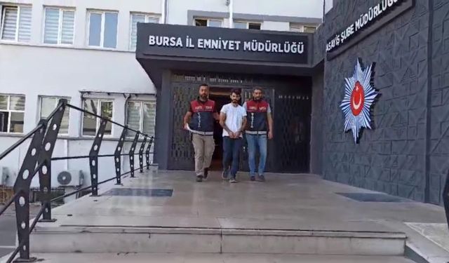 Bursa’da suç makinesi yakalandı!