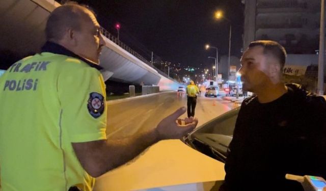 3. kez yakalanan sürücü trafikten men edildi!