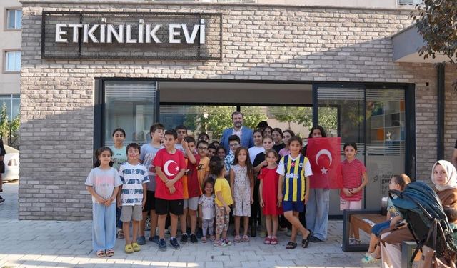 'Etkinlik Evi'nde çocuklara özel eğlence