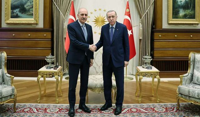 Erdoğan, Numan Kurtulmuş’u kabul etti