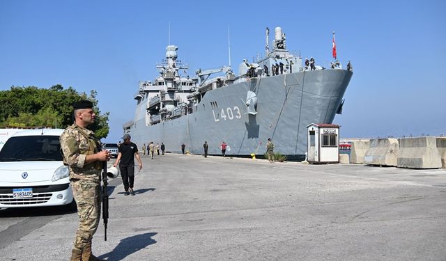 SAT destekli tahliye! Gemiler Lübnan’dan yola çıktı