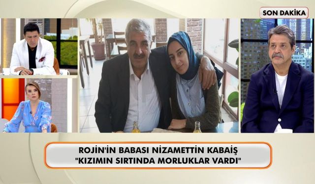 Rojin’in babası canlı yayında konuştu