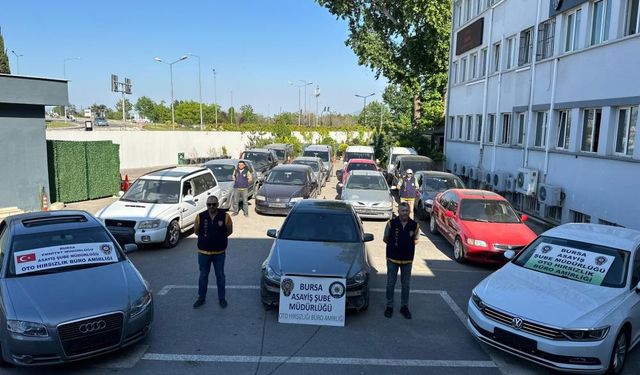 Bursa’da otomobil çetesine operasyon