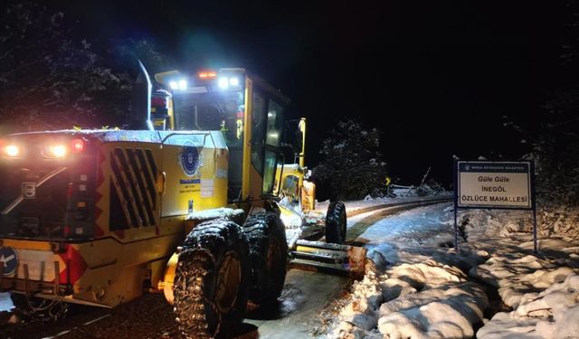 Bursa’da 169 mahalle yolu ulaşıma açıldı