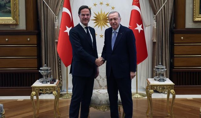 Cumhurbaşkanı Erdoğan, Rutte’yi kabul etti