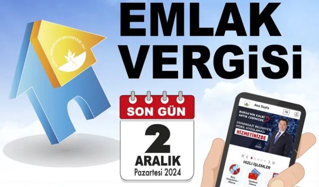 O belediyeden vergi ödeme kolaylığı