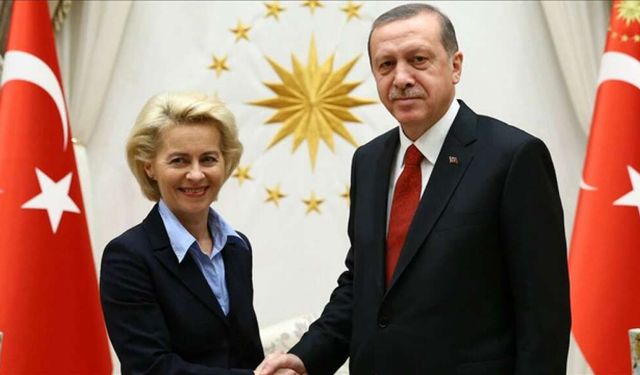 Erdoğan, AB Komisyonu Başkanı Leyen ile görüştü