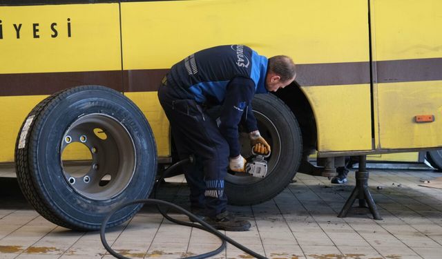 Bursa’da otobüsler kışa hazır!