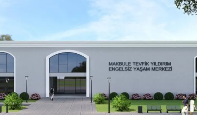 Yıldırım'da Engelsiz Yaşam Merkezi’nde yol yarılandı