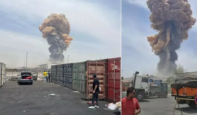 İran'da limanda şiddetli patlama