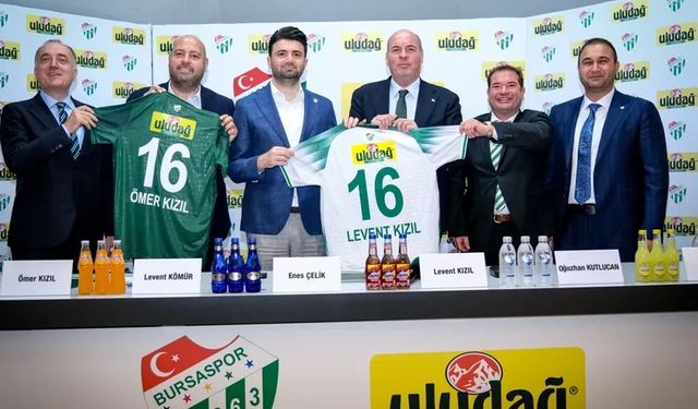 Bursaspor'un forma sponsoru belli oldu!