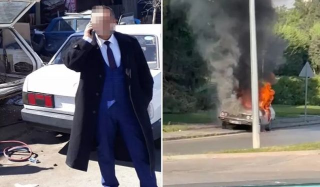 Meclis önünde ateşe vermişti: Bakın kim çıktı!