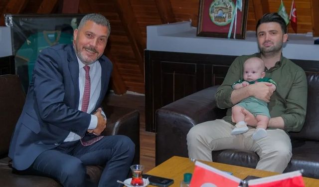 Bursaspor'dan Çağan Ata bebeğe destek
