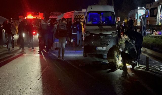 Bursa'da zincirleme kaza: 1 ölü, 13 yaralı