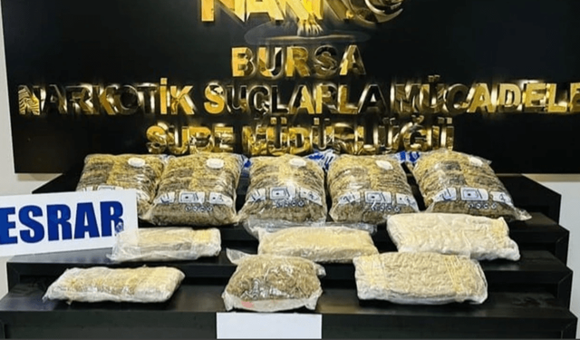 Bursa'da uyuşturucu ticaretine darbe