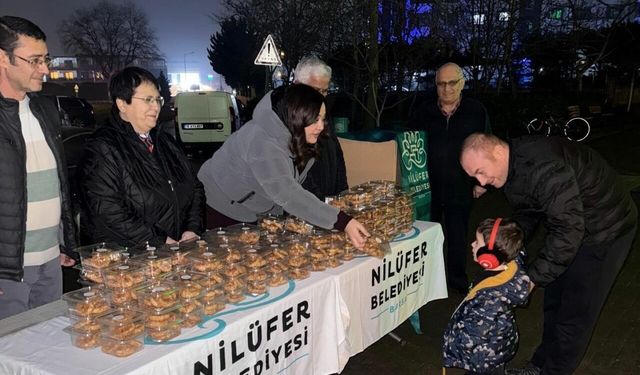 Nilüfer’de kandil geleneği yaşatıldı