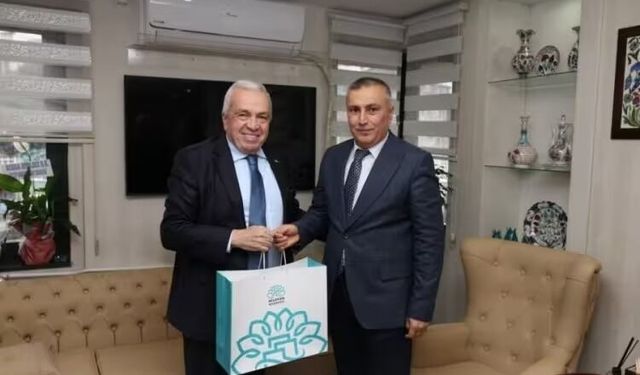 Başkan Şadi Özdemir'den İl Milli Eğitim Müdürü'ne  ziyaret