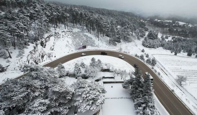 Uludağ'ın virajlarında görsel şölen