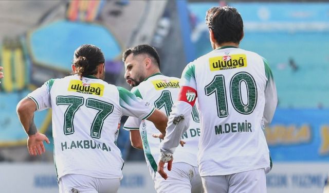 Bursaspor Deplasmanda 3 Puanı Kaptı