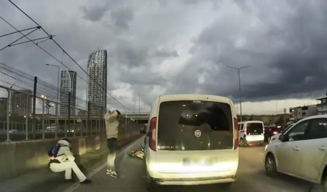 Bursa'da trafikte pes dedirten anlar!