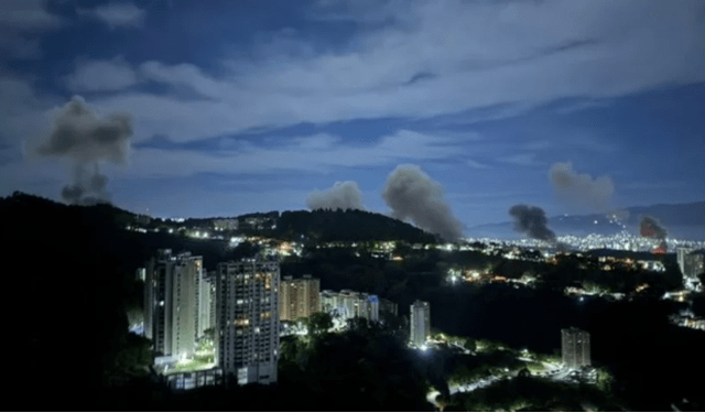 Venezuela'nın başkentinde patlama!