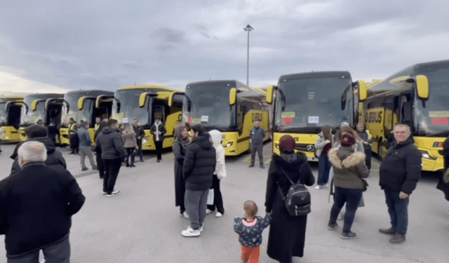 Bursa Terminali'nde yılbaşı dönüş yoğunluğu